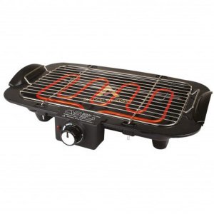 CVS Şölen Termostatlı Elektrikli Barbekü Alevlenmez ve Zehirli Gaz Yaymaz 2000Watt Kokusuz Barbekü