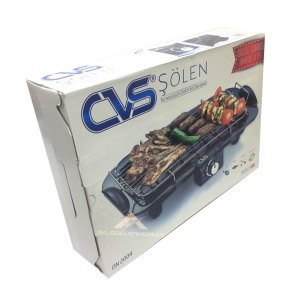 CVS Şölen Termostatlı Elektrikli Barbekü Alevlenmez ve Zehirli Gaz Yaymaz 2000Watt Kokusuz Barbekü