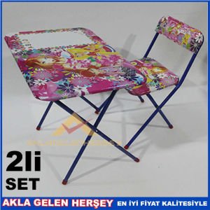 KATLANABİLİR ÇOCUK ÇALIŞMA MASASI SETİ WİNX CLUB
