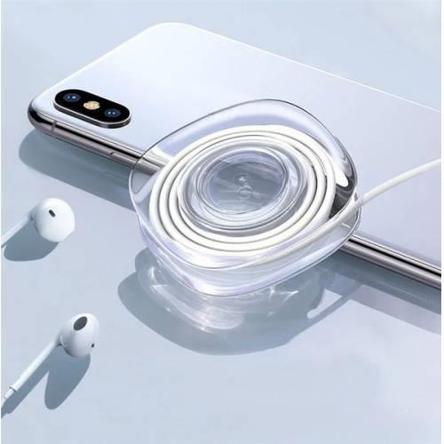 Universal Jel Pad Telefon Tutucu ve Kablo Toplayıcı