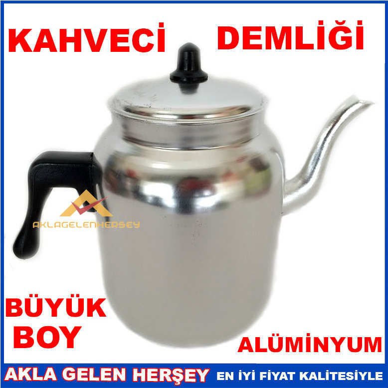 3 LİTRE BÜYÜK BOY ALÜMİNYUM KAHVECİ DEMLİĞİ -2