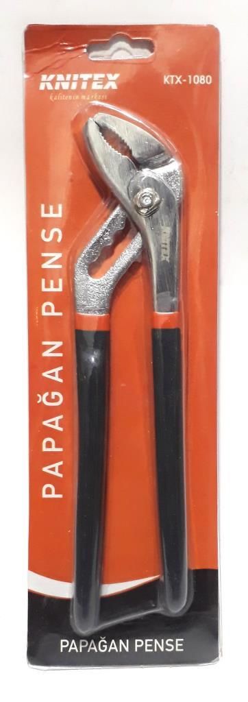 32cm Uzunluğunda 4 Ayarlı Knitex Papağan Pense Paslanmaz Sert Çelikten Üretilmiş ve Kauçuk Saplı