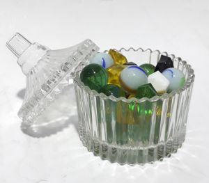 6,5x6,5x9cm Boyutunda Kapaklı Kaliteli Camdan Üretilmiş Şekerlik Kaliteli Camdan Üretilmiştir