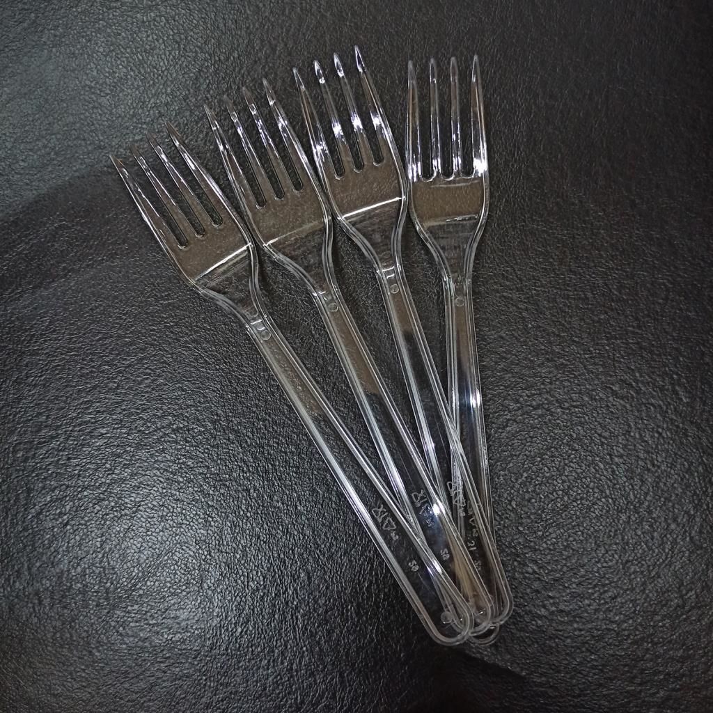 Kullan At Pratik Ekonomik Şeffaf Çatal Plastik 12 Adet Fiyatıdır