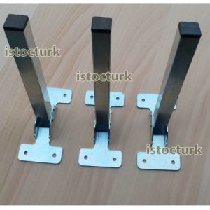 Yemek Yufka Ahşap Yer Sofrası için 3 adet Katlanır Metal Ayaktır Sofra Ayağı