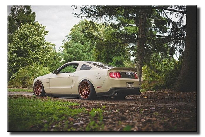 YILDIZ JANTLI MUSTANG 6 değişen ölçü ORİJİNAL KANVAS TABLO