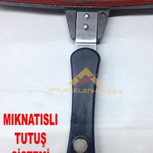 SAFİR ÇİFT TARAFLI YEDEK SİLİKON CONTALI GRANİT DÖKÜM IZGARA TAVASI 30cm