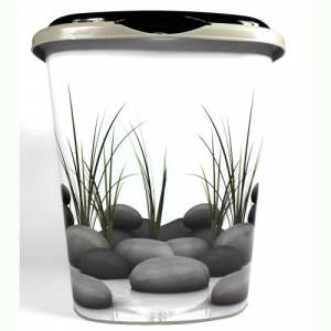 TAŞ DESENLE KİRLİ SEPETİ BANYO 50x35x42 SAĞLAM YAPI VE ŞIK TASARIM GENİŞ HAZNELİ