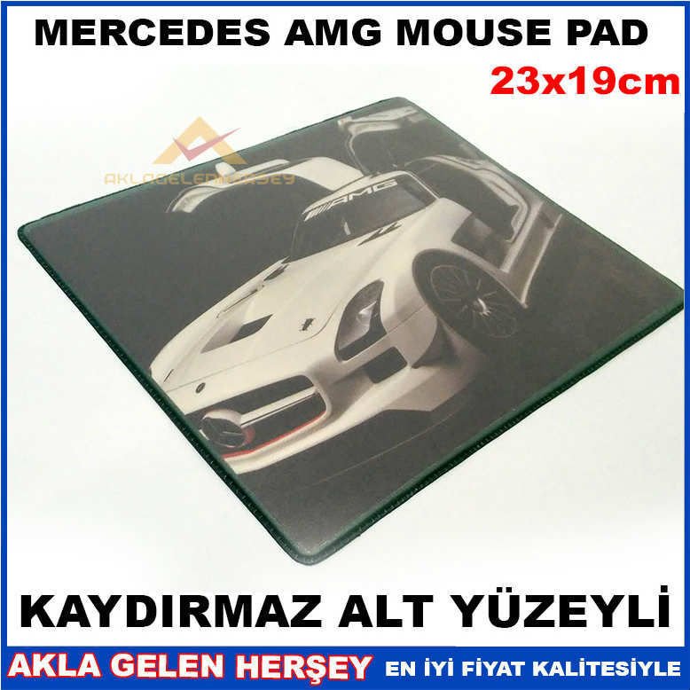 KAYMAZ ALT YÜZEYLİ MERCEDES DESENLİ MOUSE PAD