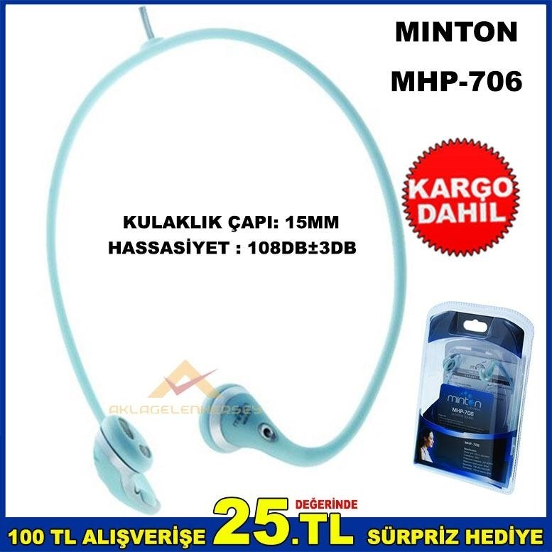MİNTON MHP-706 KABLOLU KULAK ÜSTÜ KULAKLIK