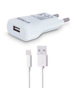 Syrox 1.0 Amper  Lıghtnıng Hızlı Şarj Cihazı ve Data Kablosu Iphone şarj Seti J17