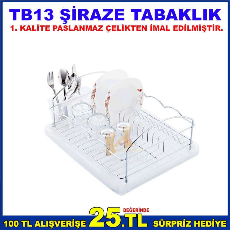 TB13 ŞİRAZE TABAKLIK KUTULU 1. SINIF PASLANMAZ ÇELİKTEN İMAL EDİLMİŞTİR