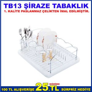 TB13 ŞİRAZE TABAKLIK KUTULU 1. SINIF PASLANMAZ ÇELİKTEN İMAL EDİLMİŞTİR