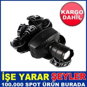 LED'Lİ PROFESYONELŞARJLI KAFA FENERİ KD