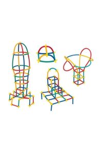 Özel Kutulu Süper Bambu 300 Parça Kırılmayan Eğitici Oyun Çubukları Çocukların Yaratıcılığına Katkı