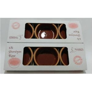 TOPRAK GÜVEÇ KASESİ 6 adet SÜTLAÇLIK KASE