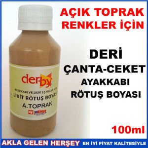 AÇIK TOPRAK DERİ ÇANTA CEKET AYAKKABI RÖTUŞ BOYA