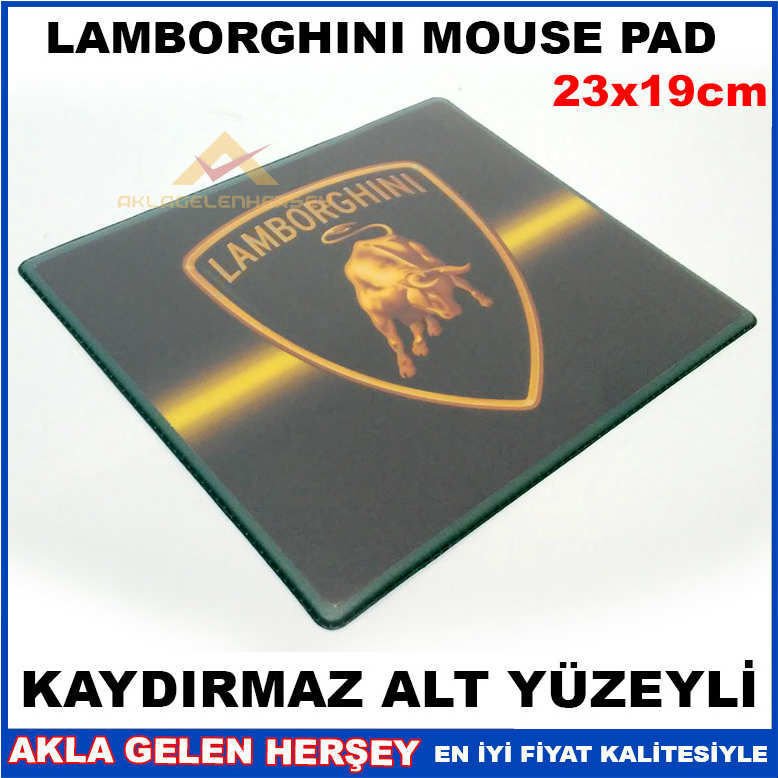 KAYMAZ ALT YÜZEY LAMBORGHİNİ DESENLİ MOUSE PAD