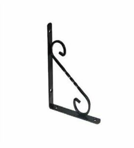 SİYAH FERFORJE RAF ALTI 15X11