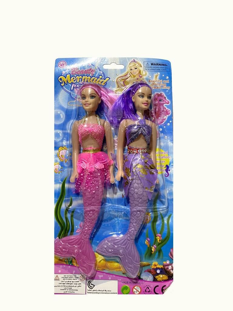 28 cm 2 li Deniz Kızı Bebek Beauty Mermaid Kız Çocukları İçin
