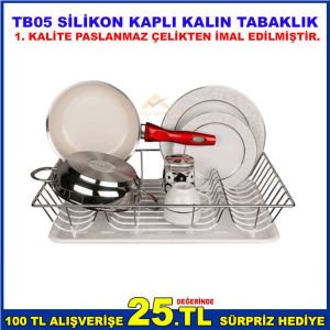 TB05 SİLİKON KAPLI KALIN TABAKLIK KUTULU 1. SINIF PASLANMAZ ÇELİK