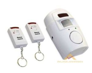 Çift Uzaktan Kumandalı Kablosuz Ev İşyeri Güvenlik Alarm Set Yüksek Siren Ses Pratik Montaj Güvenlik