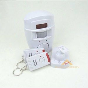 Çift Uzaktan Kumandalı Kablosuz Ev İşyeri Güvenlik Alarm Set Yüksek Siren Ses Pratik Montaj Güvenlik