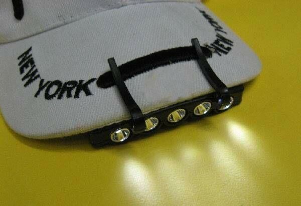 5 Ledli Şapka Feneri Sporcu Balıkçı Avcı Işığı Kep Feneri