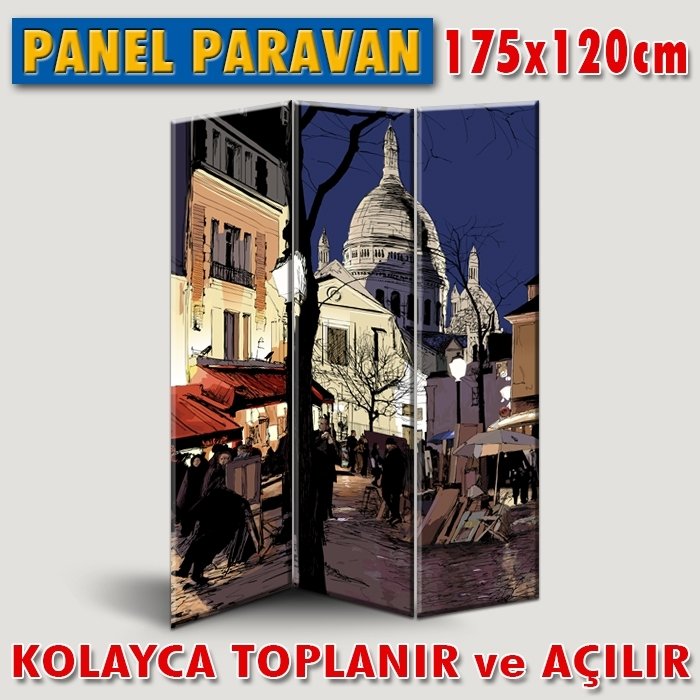 GÖRSELLİ KATLANIR PANEL BÖLME SİSTEMİ - ŞEHİRDEN BİR SOKAK