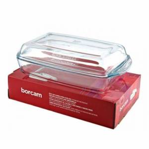 Borcam 59010 2,8lt Dikdörtgen Tencere 35x20x8 Ebatlarında Paşabahçe Kalitesiyle