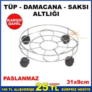 ASLANMAZ TÜP, DAMACANA ve SAKSI TAŞIMA ALTLIĞI
