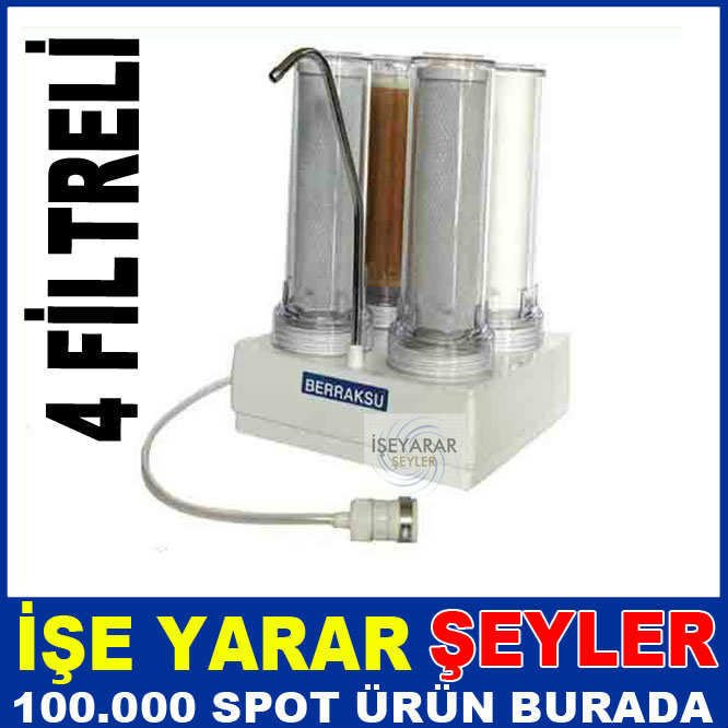BERRAKSU 4 FİLTRELİ SETÜSTÜ SU ARITMA CİHAZI