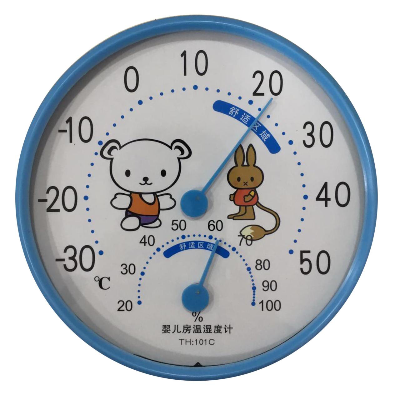 Nem Ölçerli ve Isı Ölçerli  ø12 cm İbreli Termometre