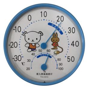 Nem Ölçerli ve Isı Ölçerli  ø12 cm İbreli Termometre