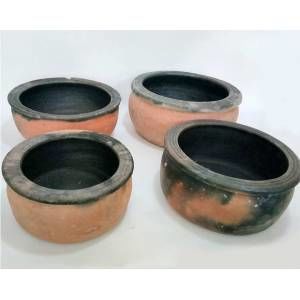 24cm KÜÇÜK BOY KAPAKSIZ FIRINLANMIŞ TOPRAK GÜVEÇ