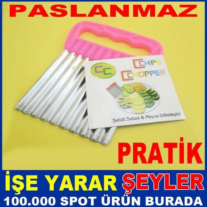 CHİPS CHOPPER ŞEKİLLİ SEBZE-MEYVE DİLİMLEYİCİ