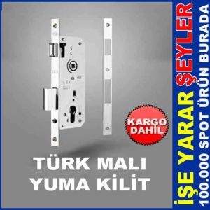YUMA SİLİNDİRLİ GÖMME KİLİT DAİRE KAPISI 35MM KD