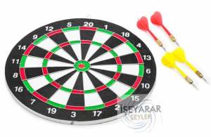 42cm Çift Yön Profesyonel Büyük Boy Ahşap Dart