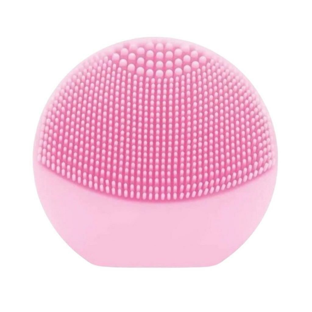 Forever Slikon Pembe Renk 8x8x3,5cm Cilt Temizleme ve Masaj Aleti Sağlığa Zararsız Maddeden Üretim