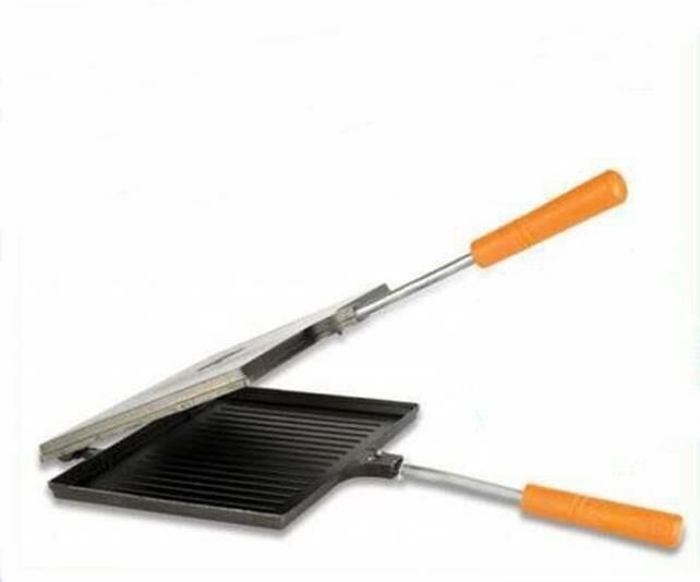 Ocağın Tostu Ocak Üstü Tost Makinesi Teflon İç Yüzeyli Sağlam Döküm Malzeme Tost Makinası