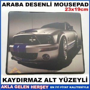 KAYMAZ ALT YÜZEYLİ ARABA DESENLİ MOUSE PAD NO5