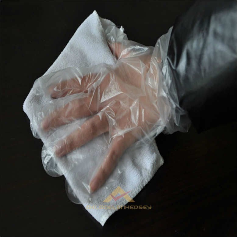 100 ADET L TEK KULLANIMLIK ŞEFFAF POŞET ELDİVEN