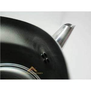 Küre Model Paslanmaz Çelik Orta Boy Çaydanlık