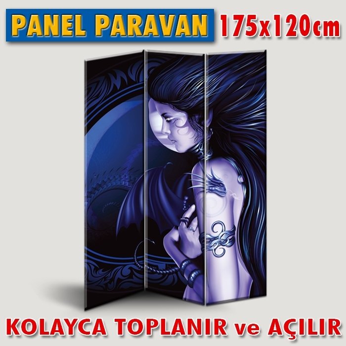 GÖRSELLİ KATLANIR PANEL BÖLME SİSTEMİ - RUHUN KARANLIK GECESİ
