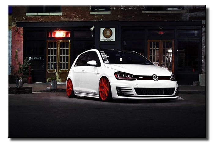 VW ZEHRİ GOLF 6 değişen ölçü ORİJİNAL KANVAS TABLO