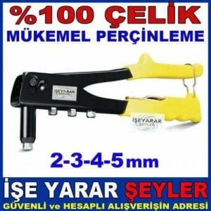 PROFESYNEL PERÇİN TABANCASI 4 ÖLÇÜDE KULLANIM