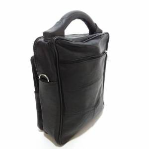 5 Bölmeli Hakiki Deri Erkek Askılı El Çantası