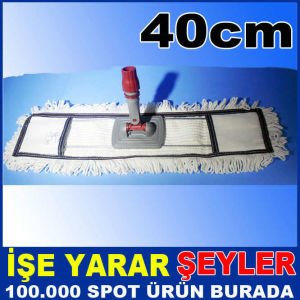 40cm NEMLİ MOPLAR İÇİN UYGUN KURULAMA VE TOZ ALMA İŞLEMİ İÇİN İDEAL PASPAS YEDEĞİ ve TEL APARATI-1