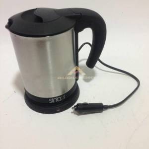 Tam Otomatik Araç Kettle Paslanmaz Çelik Gizli Resiztanlı 1 Litre Araç İçi Su Isıtıcı Oto Kettle kaliteli