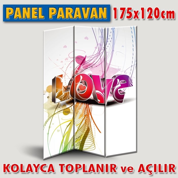 GÖRSELLİ KATLANIR PANEL BÖLME SİSTEMİ - AŞK KARMAŞASI